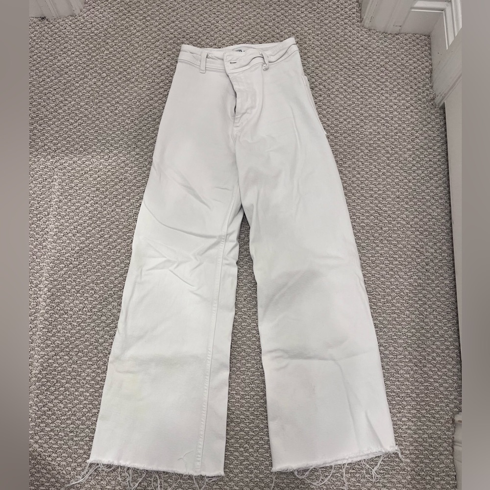 Zara Marine Jeans in White Size US 2